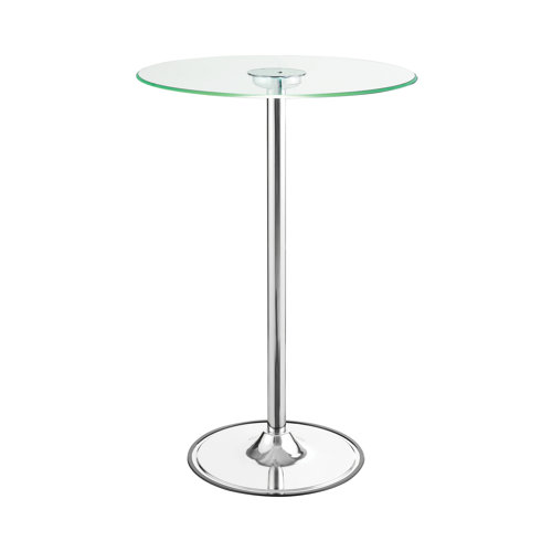 Orren Ellis Karner Bar Height Pedestal Dining Table Wayfair